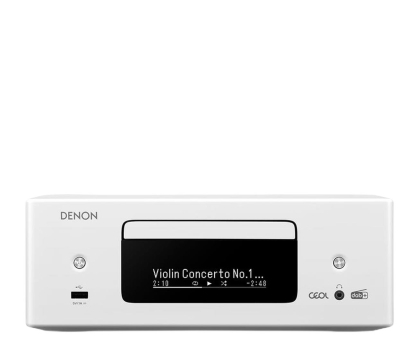 Amplituner Denon RCDN-12 DAB biały